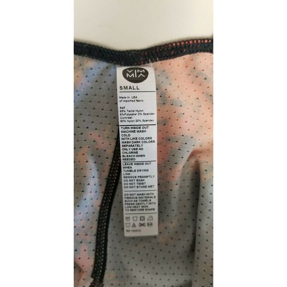 Vimmia Printed Energy Tank Top Color Solaris/Black Size Small - Picture 10 of 11